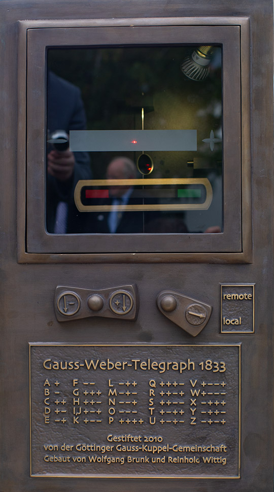 Nachbau des Gauss-Weber-Telegraph 1833